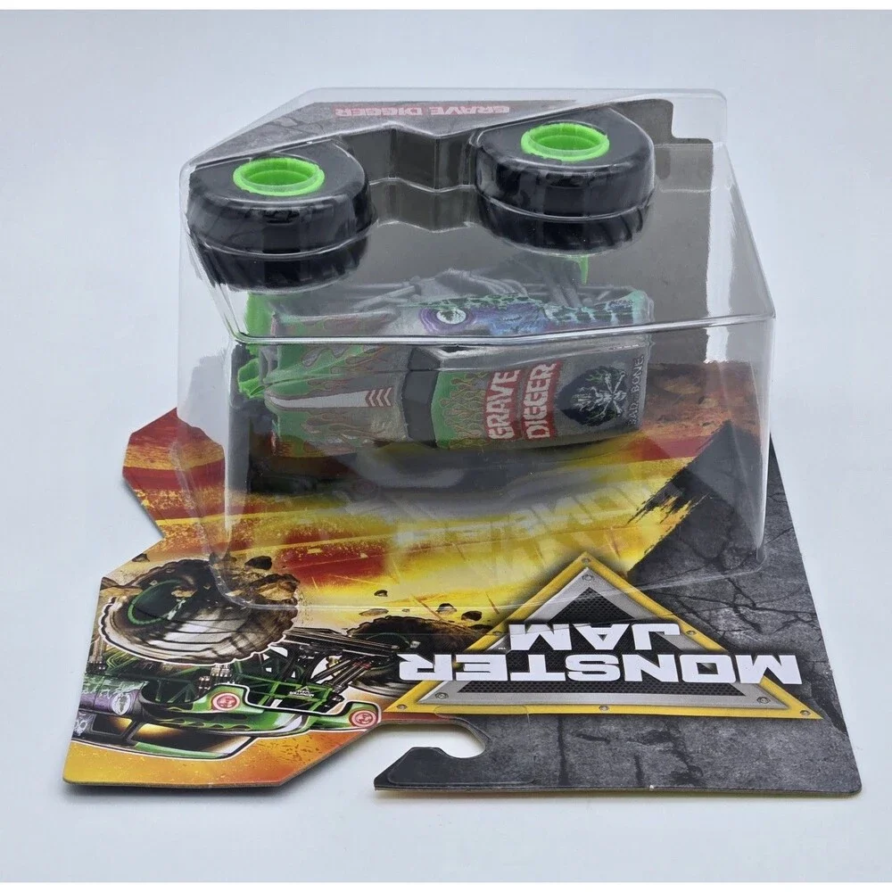Spin Master Monster Jam‎ Grave Digger 2025 Series 1 Silver 1:64 Diecast Truck